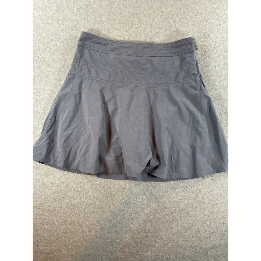 Athleta Gray Athletic Skort Womens 6 Active Tennis Hiking Skirt 983365-03 #699